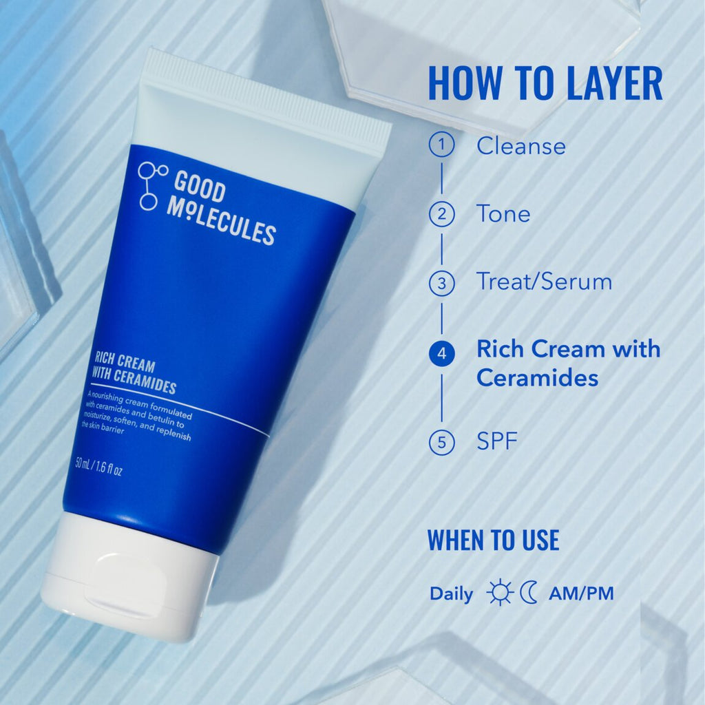 Good Molecules Rich Cream with Ceramides 50ml alternative view 5.
